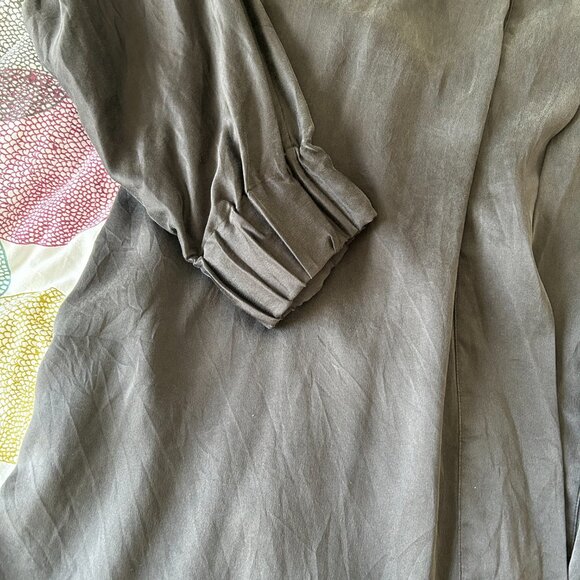 Lunya washable mulberry silk robe gray size large / xlarge - Picture 10 of 15